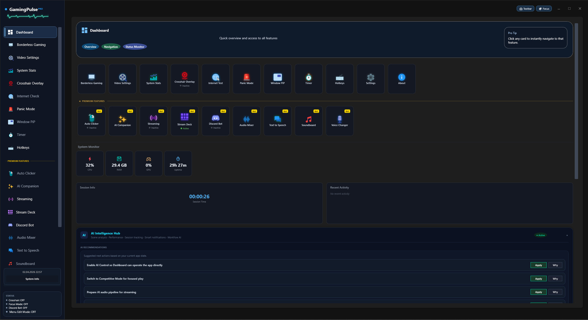 GamingPulsePRO screenshot 1