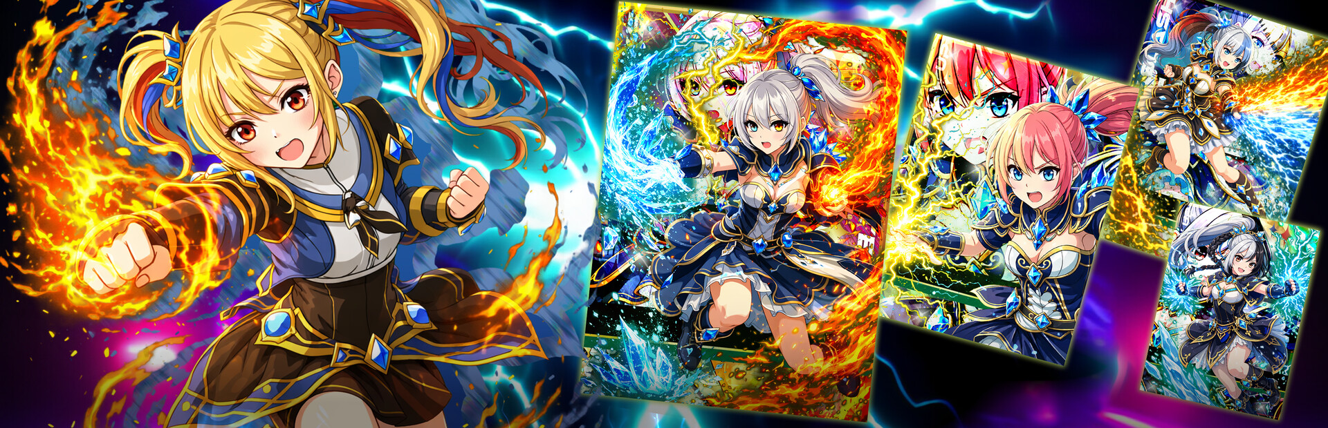 Isekai Mage Girl Gacha Pull Simulator: Elemental Card Collection