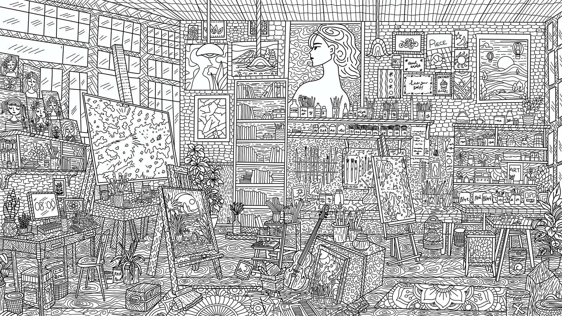100 Artroom Cats - Artbook Featured Screenshot #1