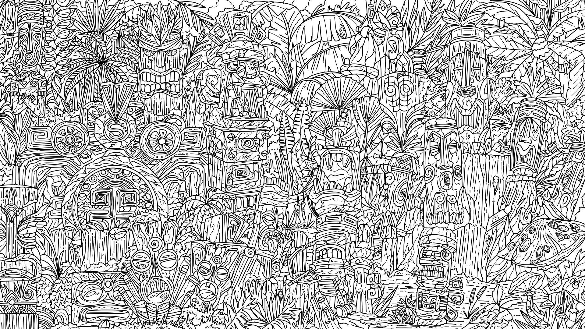 100 Tiki Cats - Artbook Featured Screenshot #1