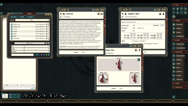 Fantasy Grounds - Legendary Bestiaries - African Monsters screenshot 3