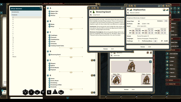 Fantasy Grounds - Legendary Bestiaries - African Monsters screenshot 2
