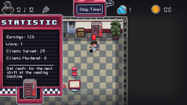 Screenshot of Swept Under gameplay showing in-action mechanics