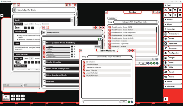 Fantasy Grounds - Cyberpunk RED - Single Player Mode screenshot 2