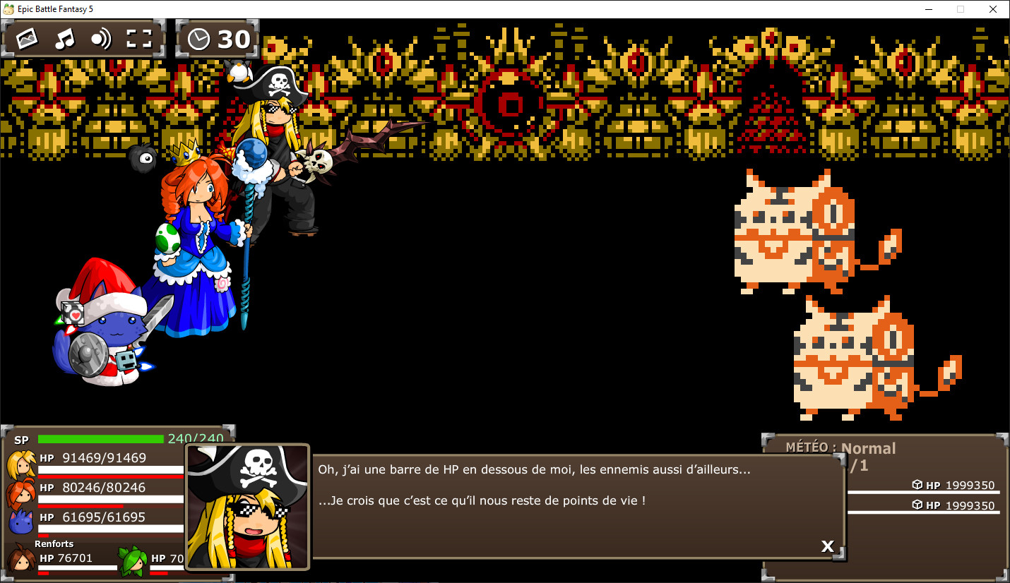 Screenshot Epic Battle Fantasy 5