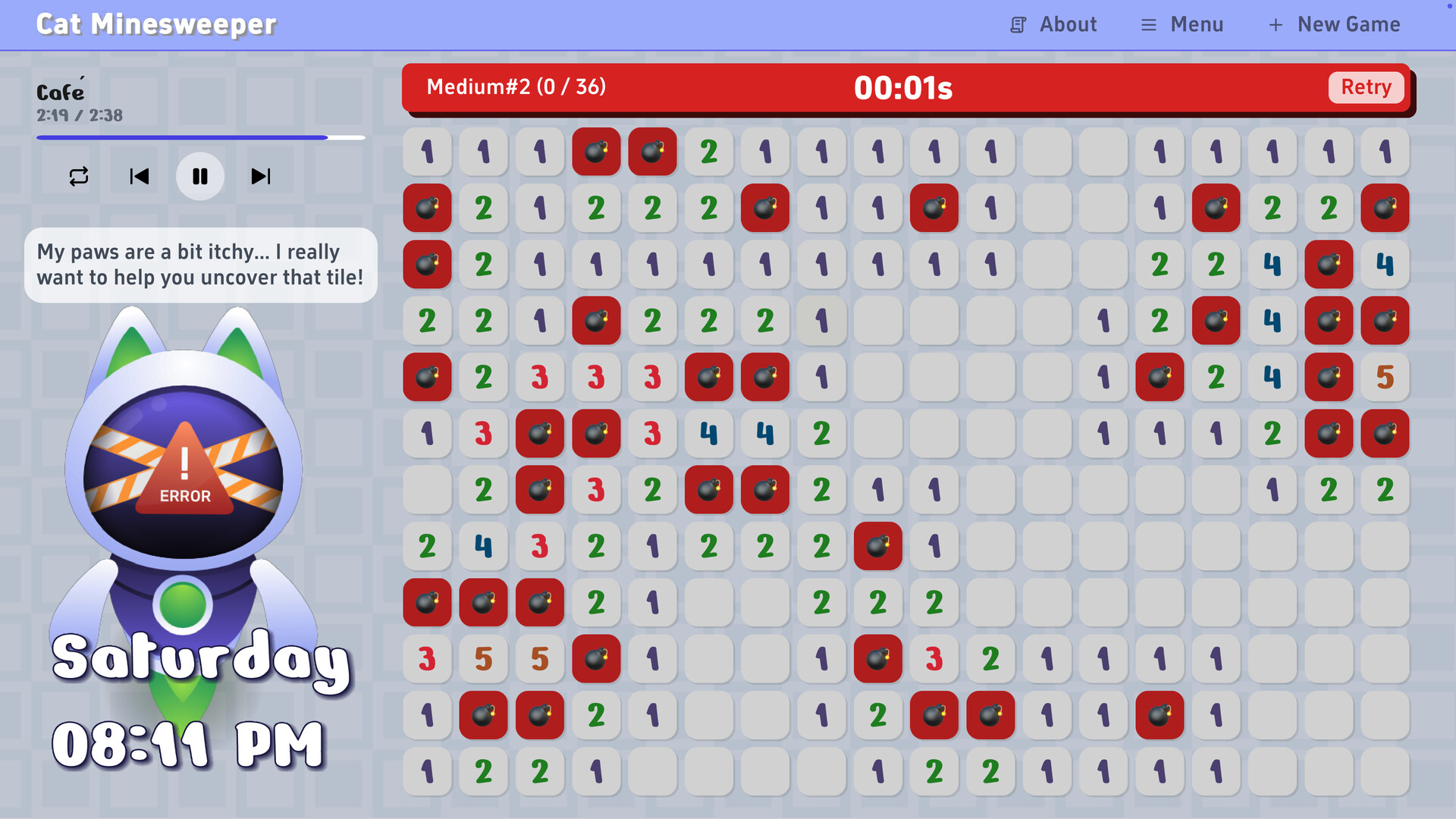Cat Minesweeper screenshot #4
