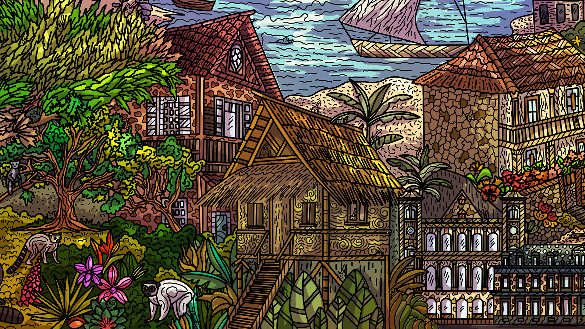 100 Madagascar Cats 스크린샷 5