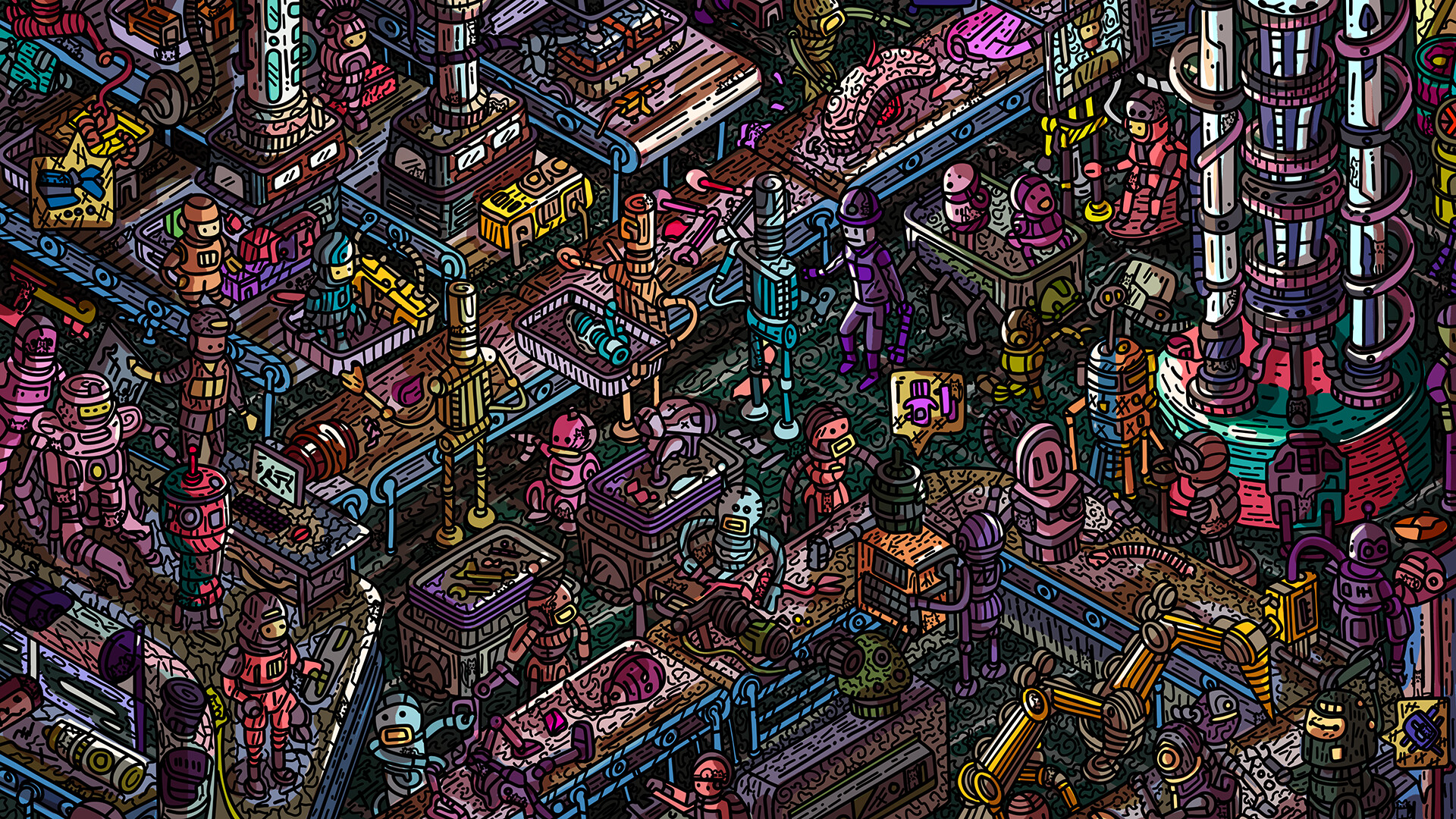 100 Factory Cats screenshot #1