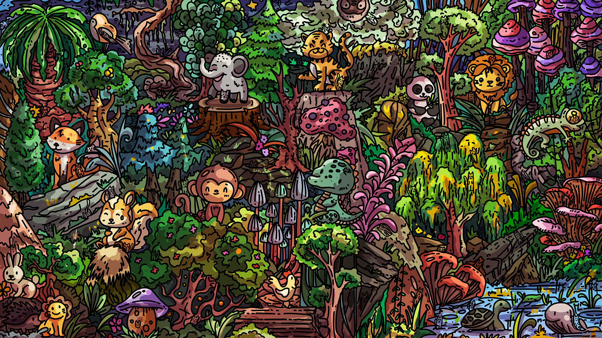 100 Nature Cats screenshot #1