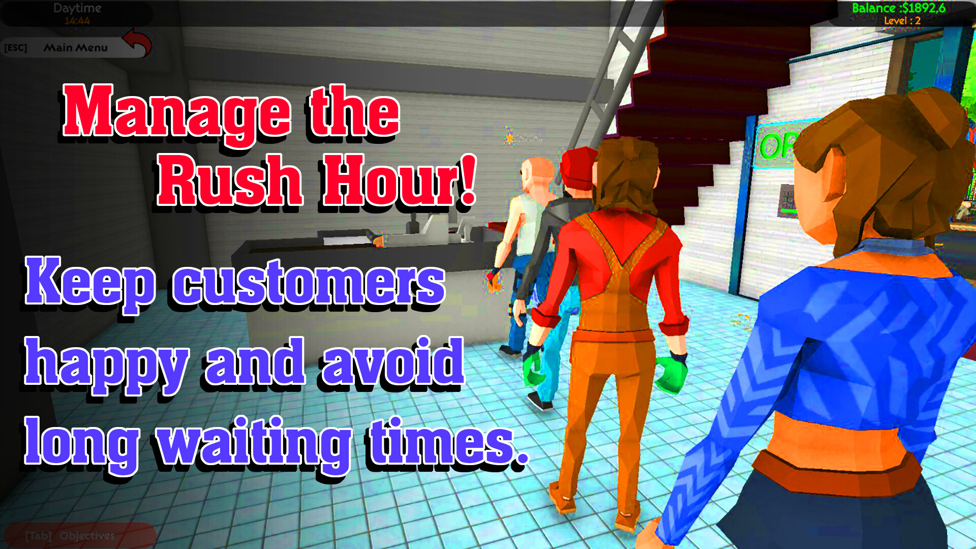 Market Simulation: Rush Hour