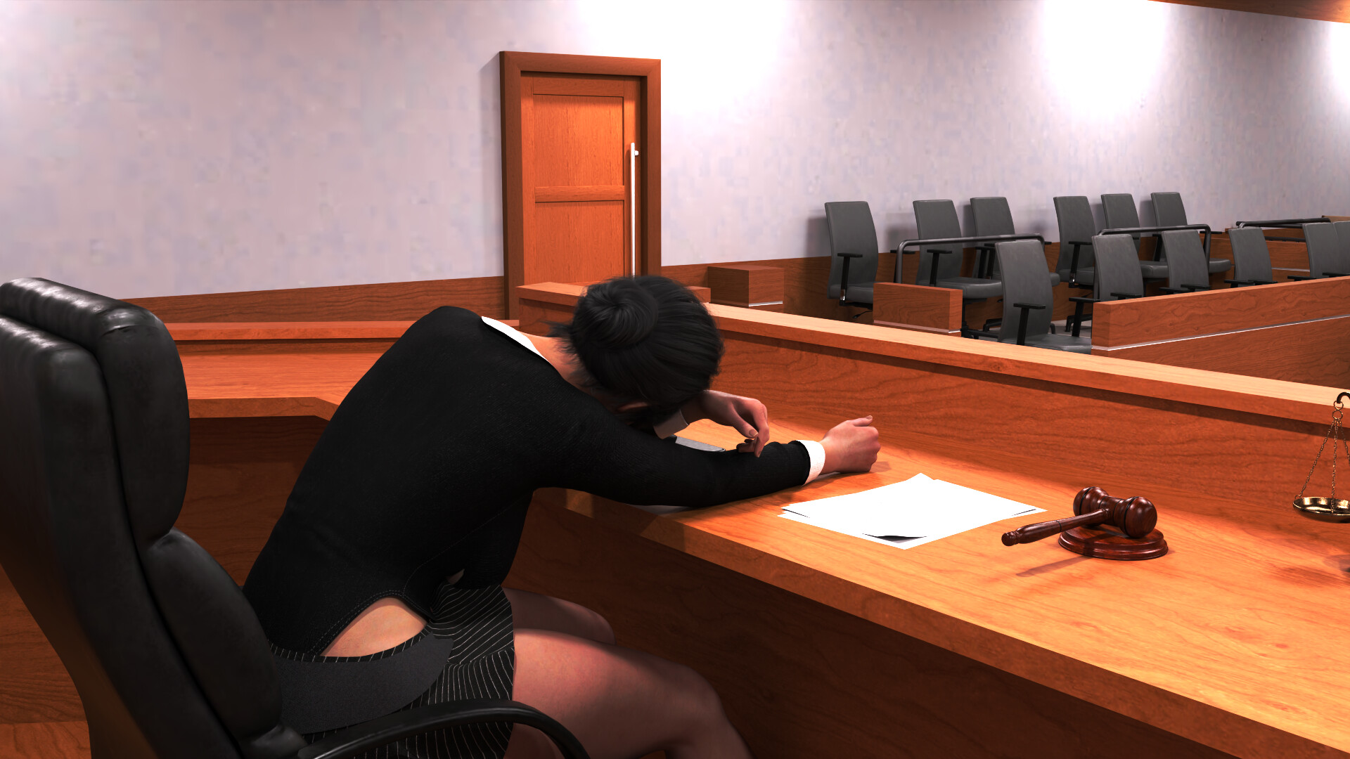 Verdict of Desire scene