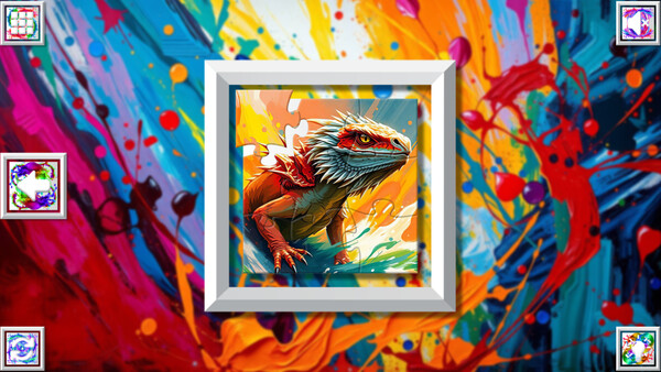 Color Splash: Reptiles game for Linux 1