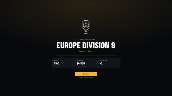 Screenshot of Esports Manager: FPS