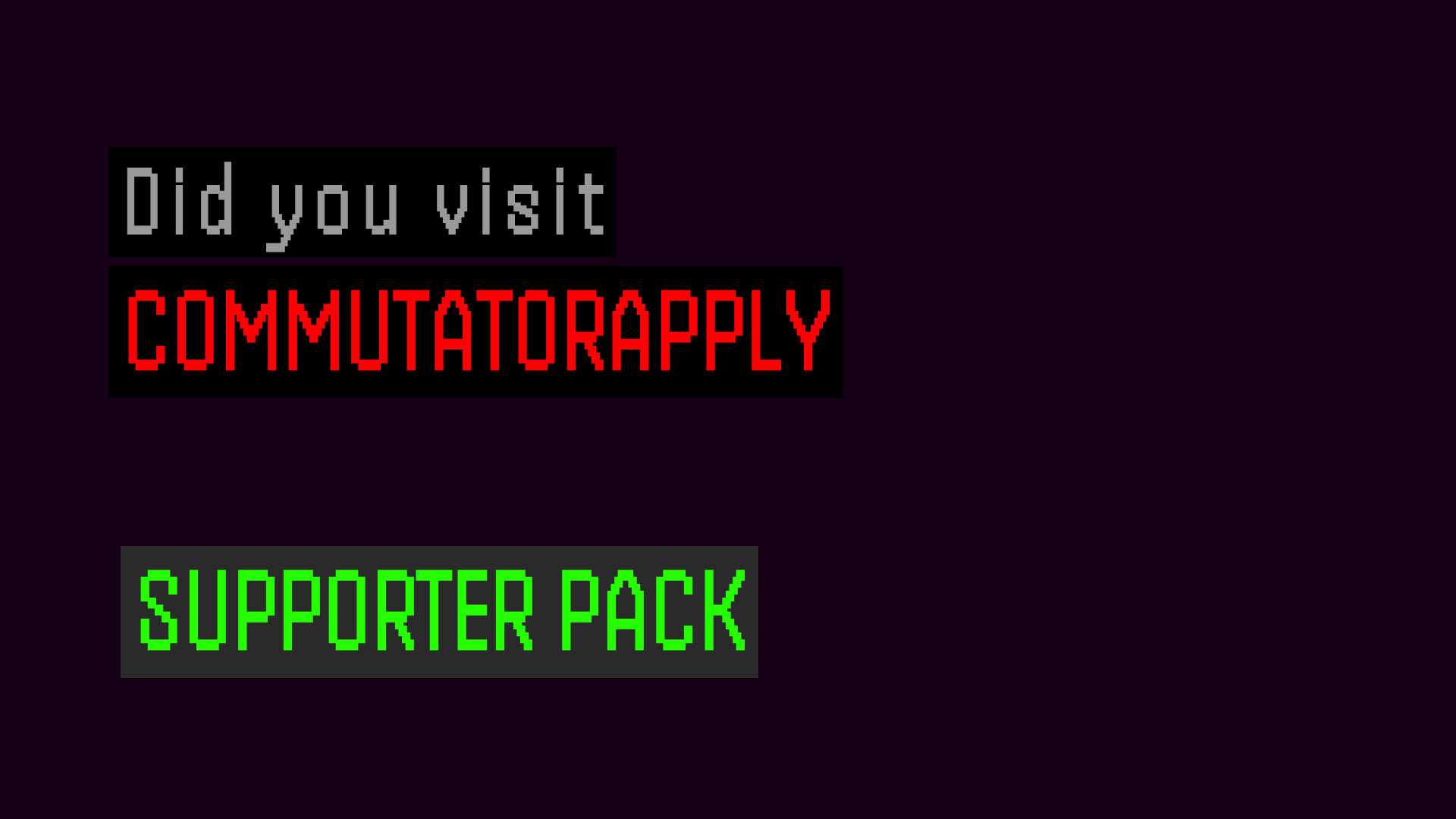 Did you visit CommutatorApply — Supporter Pack Featured Screenshot #1