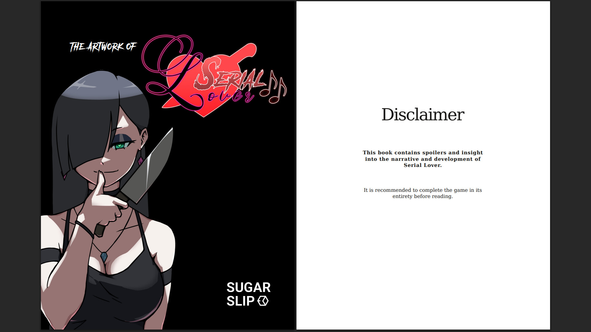 Serial Lover - Artbook Featured Screenshot #1