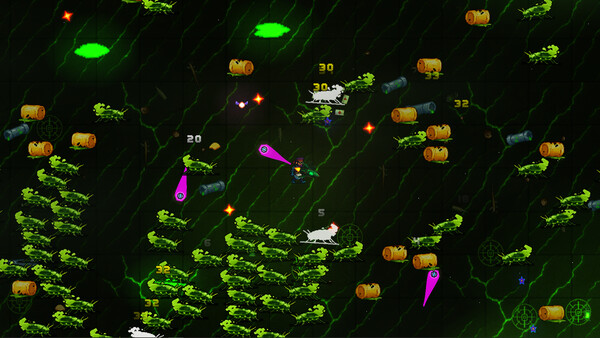 Screenshot of Sushi Sewers gameplay showing in-action mechanics