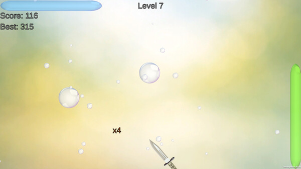 Screenshot of Ball Clicker Roguelike
