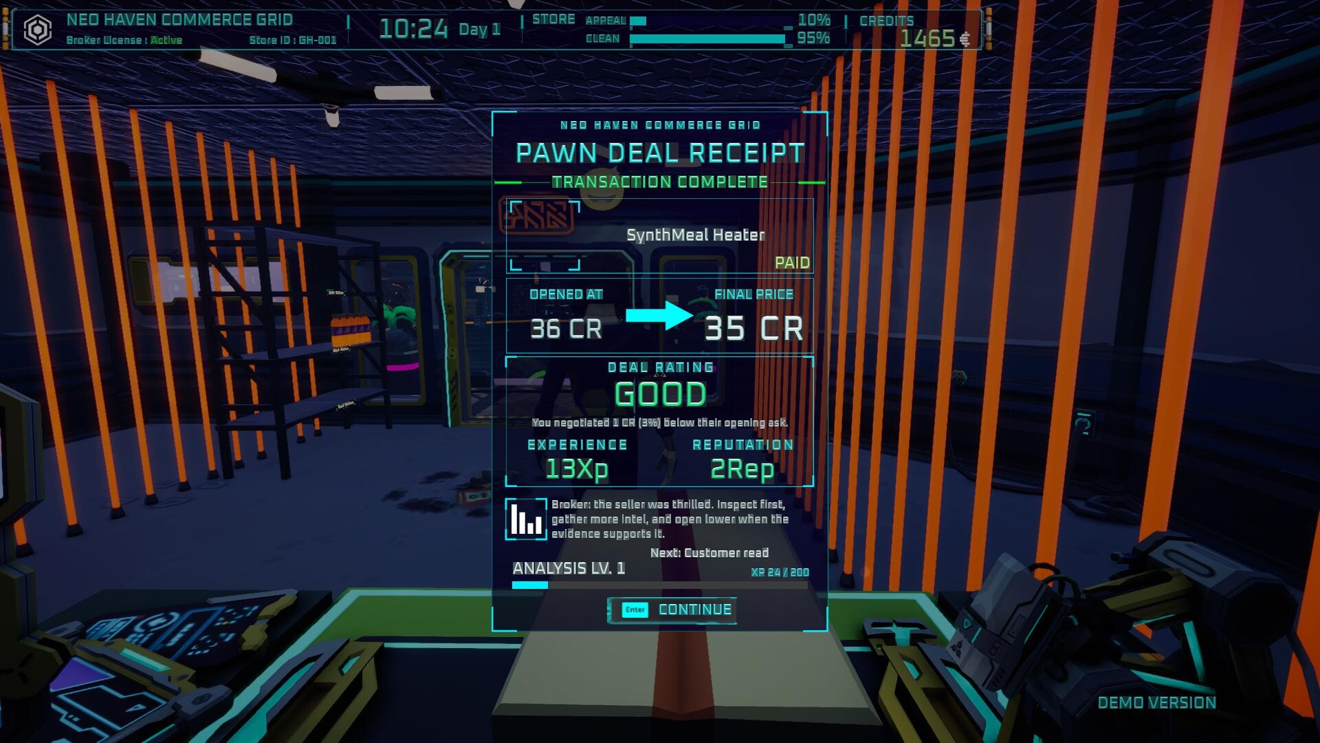 Ghost Receipt - A Cyberpunk Pawnshop Simulator screenshot 11