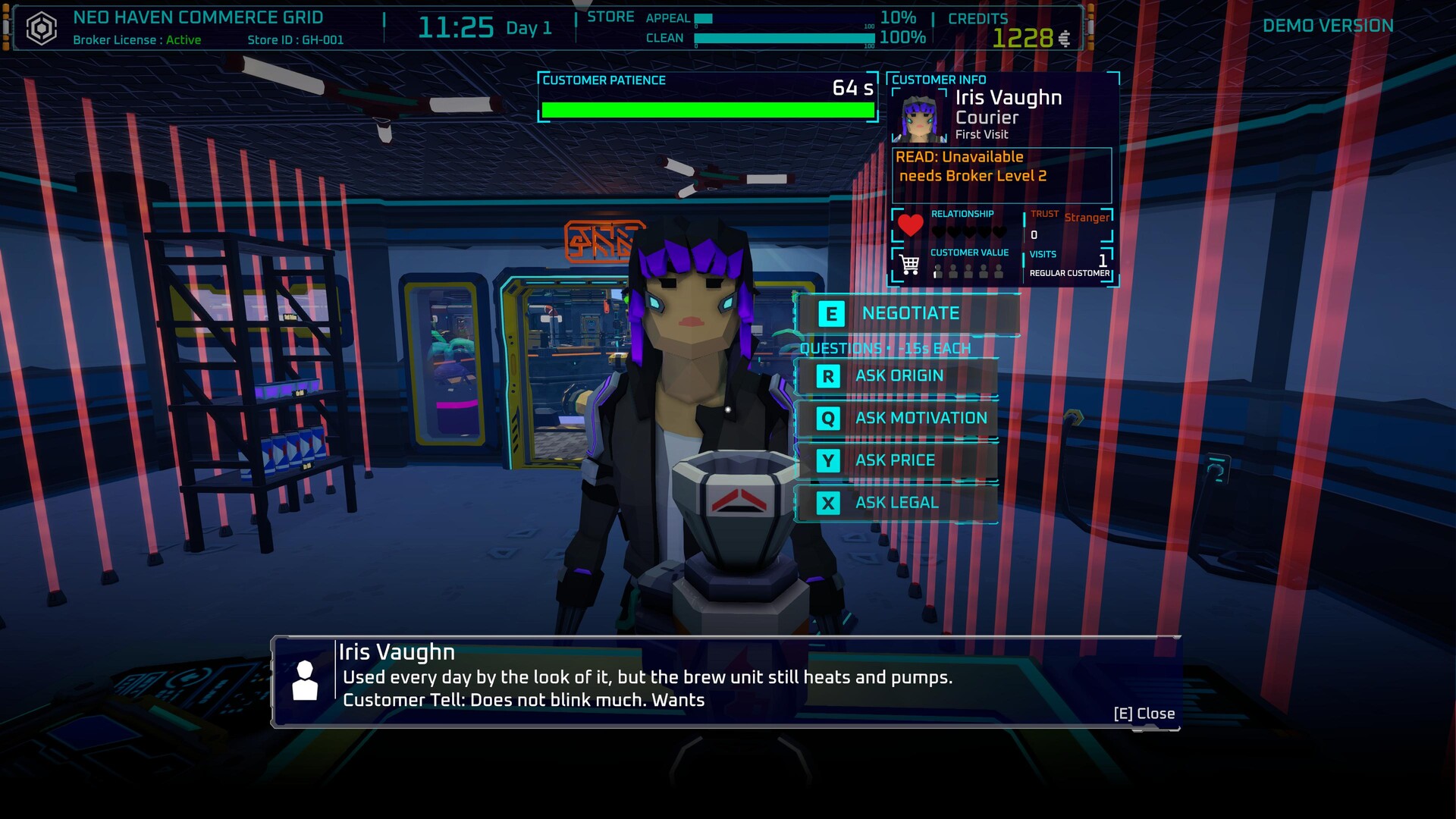 Ghost Receipt - A Cyberpunk Pawnshop Simulator screenshot 35
