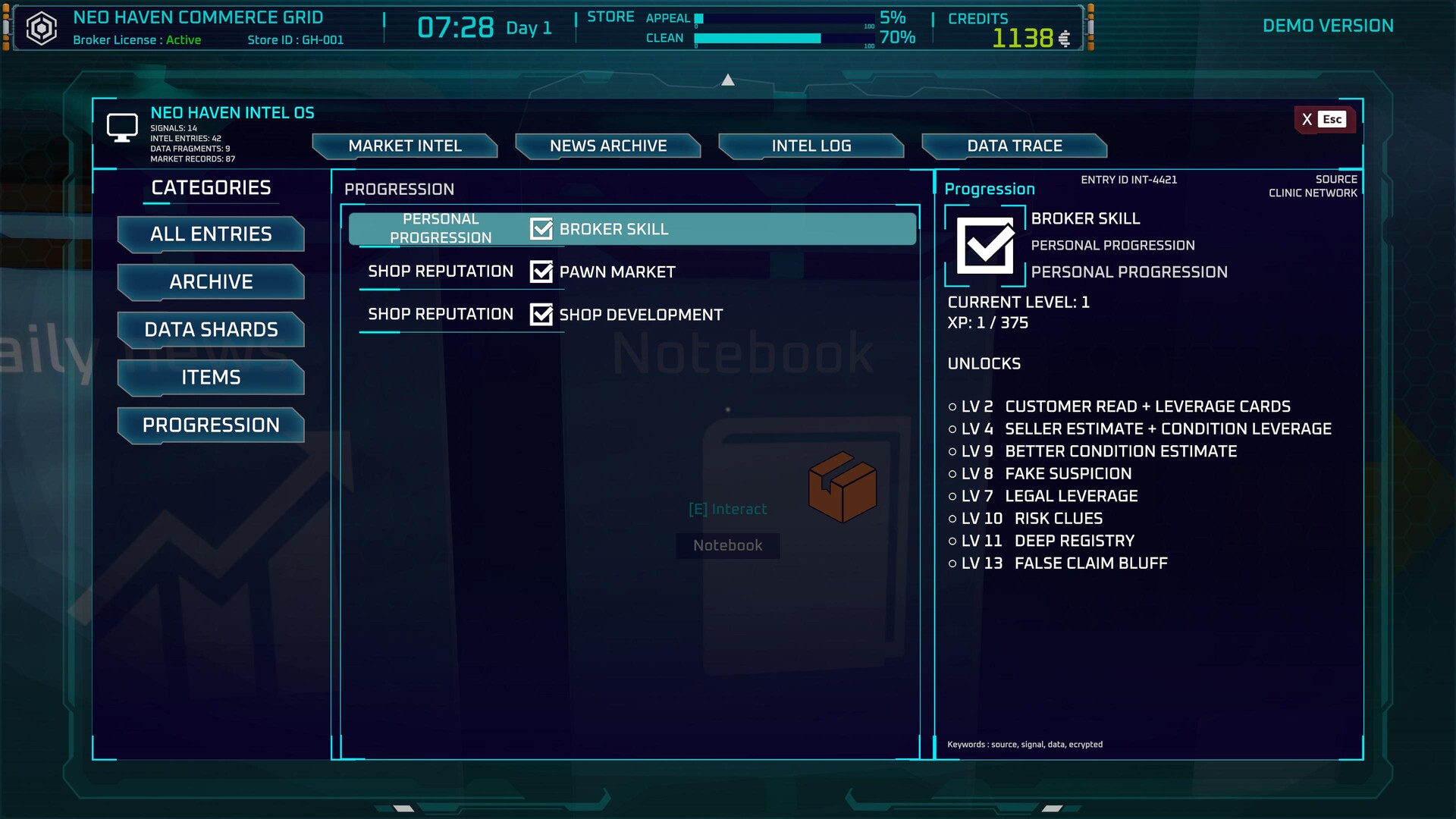Ghost Receipt - A Cyberpunk Pawnshop Simulator screenshot 34