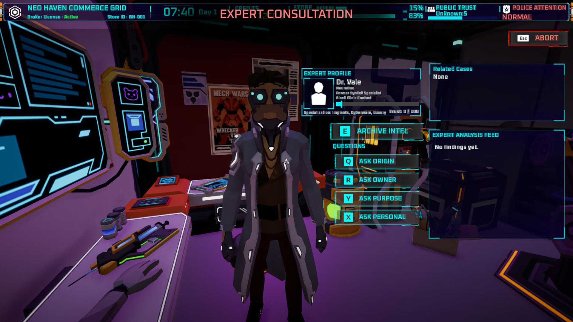 Ghost Receipt - A Cyberpunk Pawnshop Simulator screenshot 26