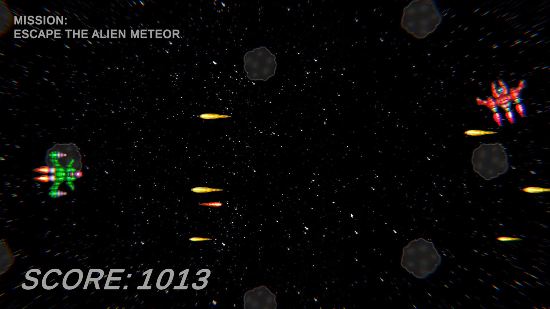 Alien Meteor Escape screenshot #2