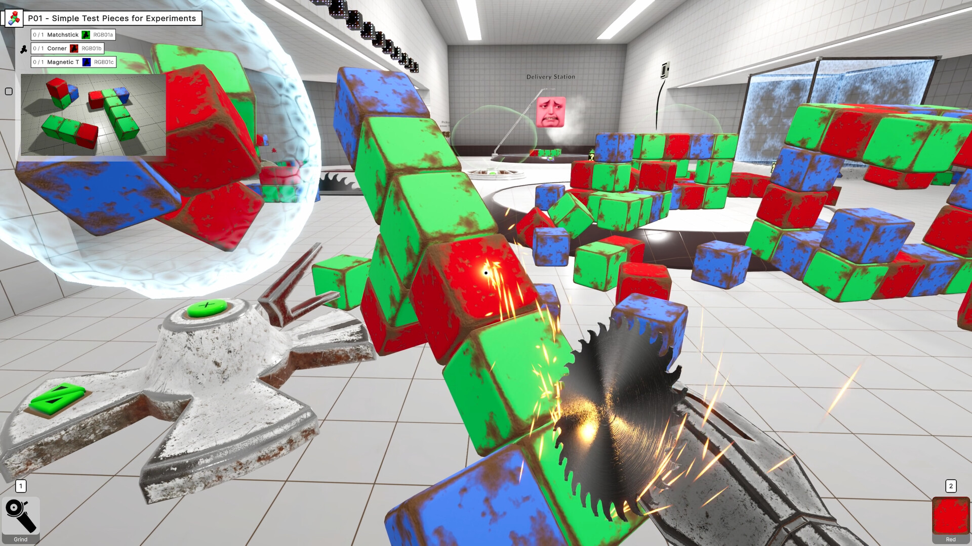 Cube Grinder Factory screenshot #1