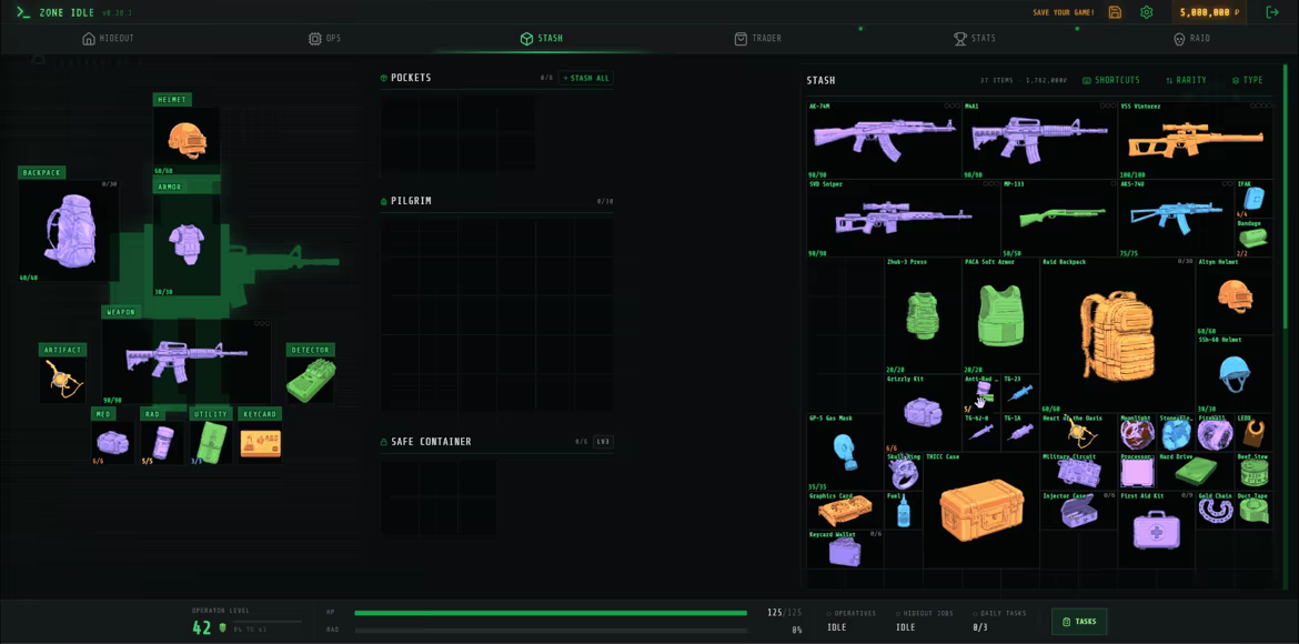 Zone Idle video 1