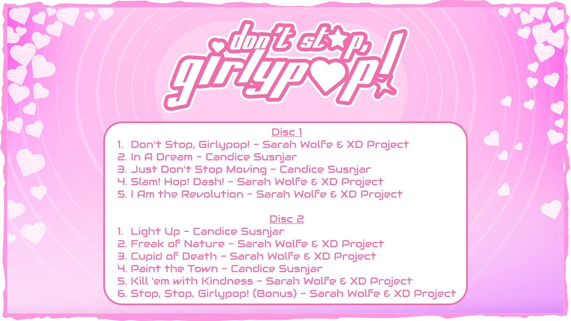 Don't Stop, Girlypop! Soundtrack Featured Screenshot #1