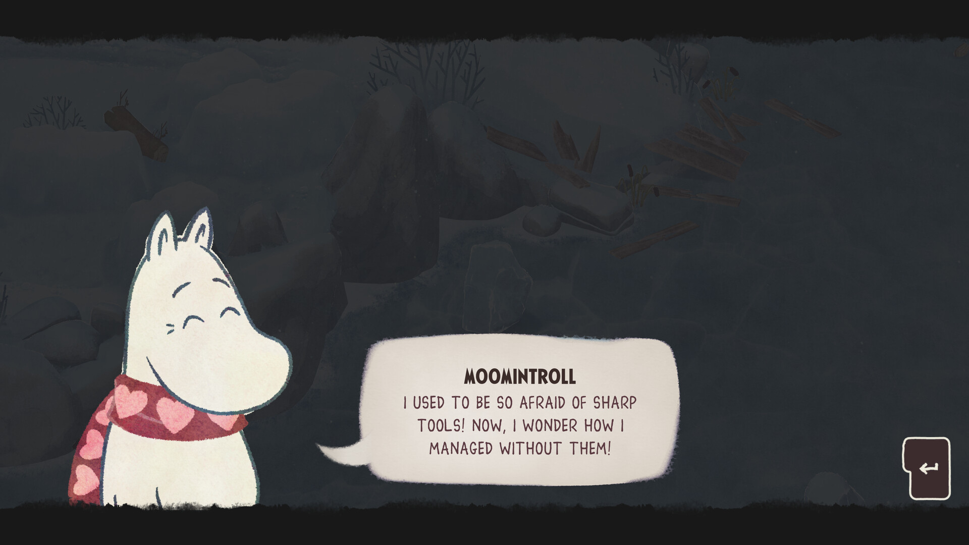 Moomintroll: Winter's Warmth - Scarf & Mittens Cosmetic Pack Featured Screenshot #1