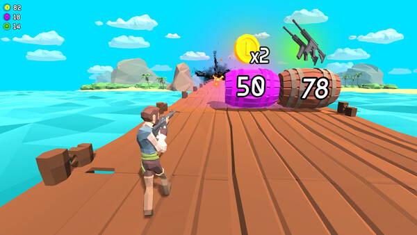 Screenshot of Shoot The Barrels