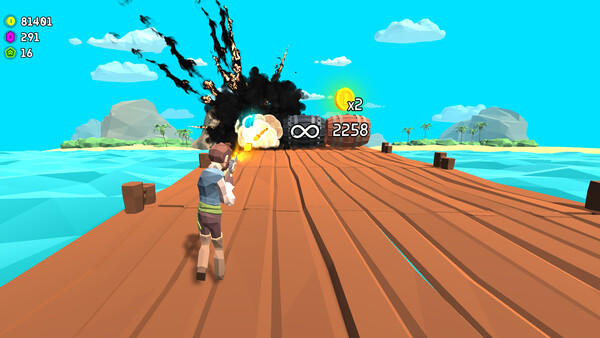 Screenshot of Shoot The Barrels
