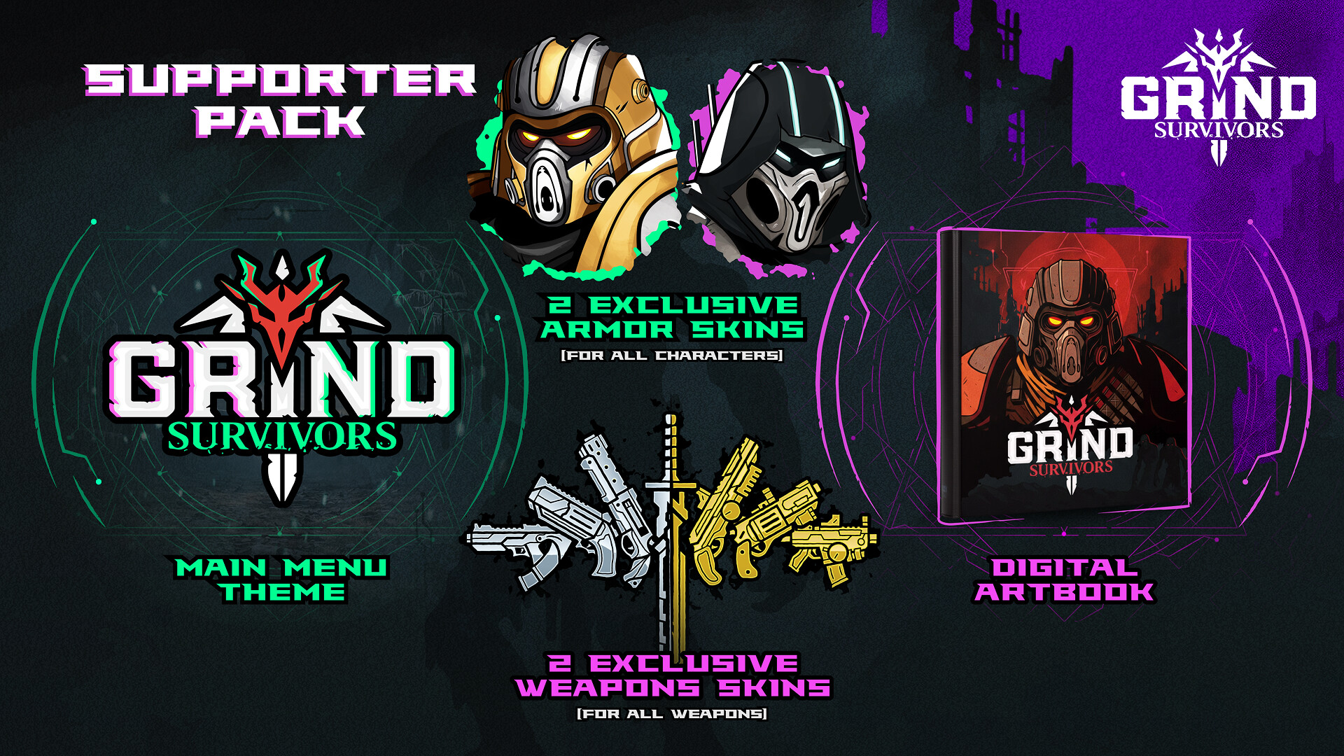 Grind Survivors: Supporter Pack Featured Screenshot #1