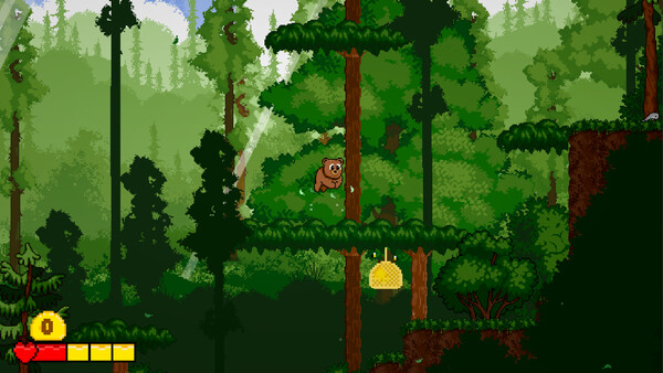 Screenshot of The Forbidden Forest gameplay showing in-action mechanics