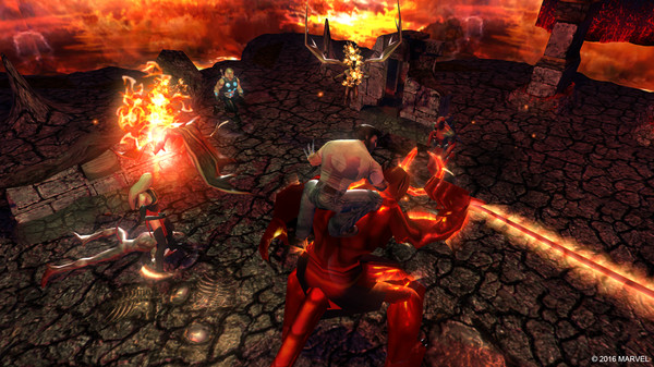 Screenshot z Marvel: Ultimate Alliance Screenshot z Marvel: Ultimate Alliance