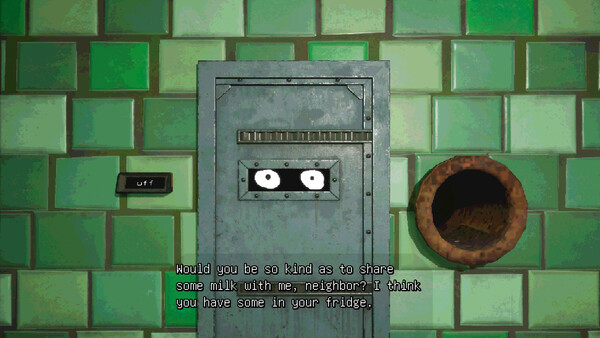 Screenshot of The Apartment gameplay showing in-action mechanics