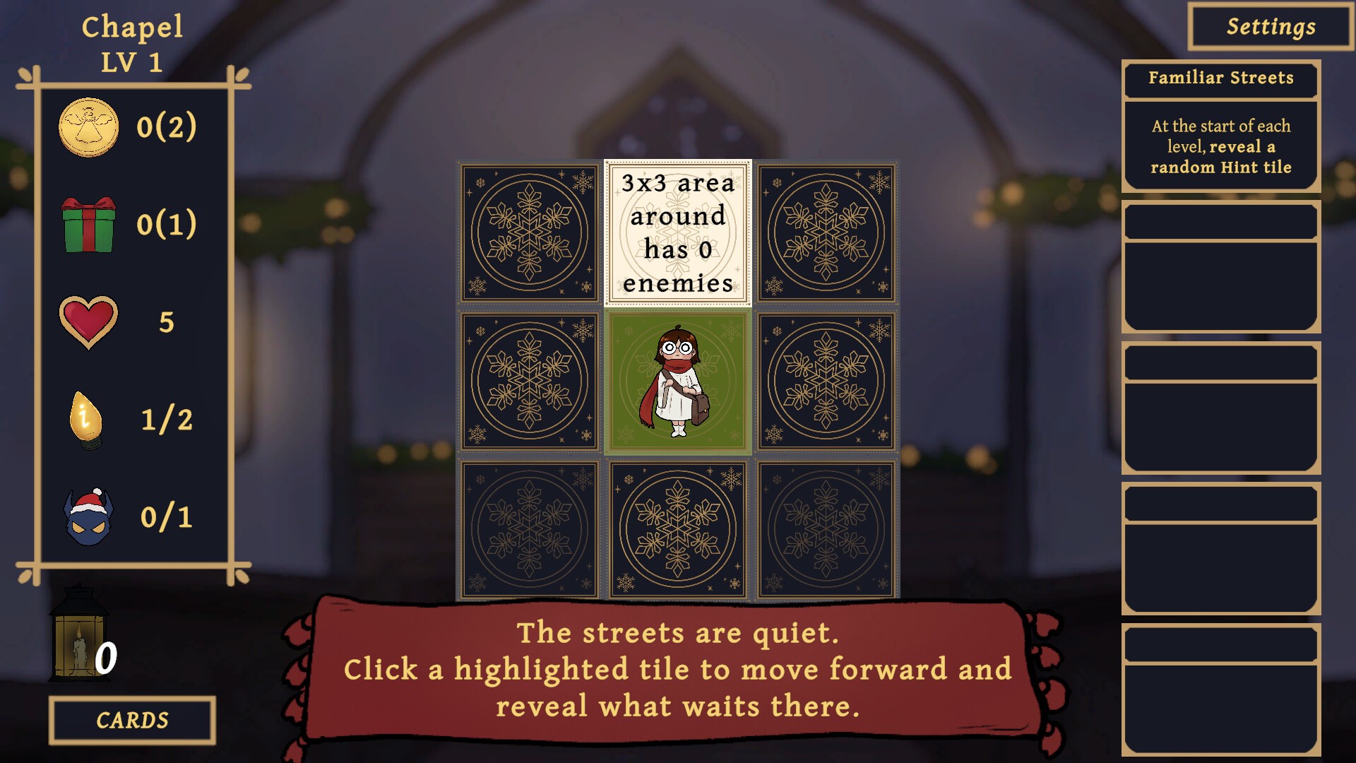 Carol and the Bells: A Cozy Strategy Game screenshot #1