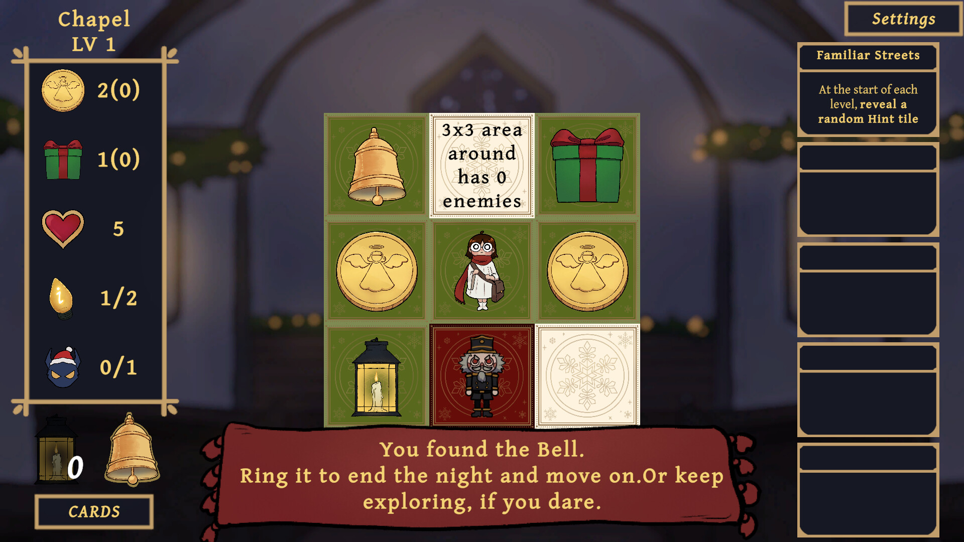 Carol and the Bells: A Cozy Strategy Game screenshot #2