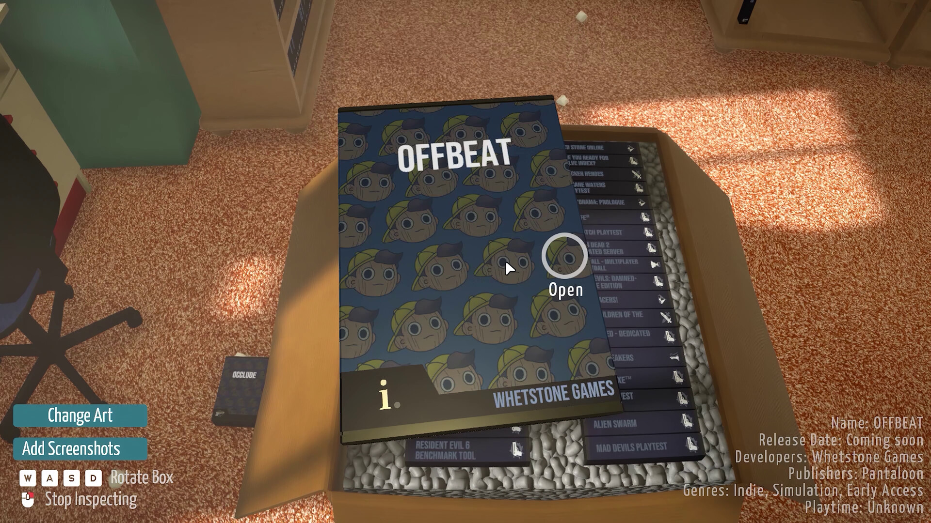 BOXROOM screenshot