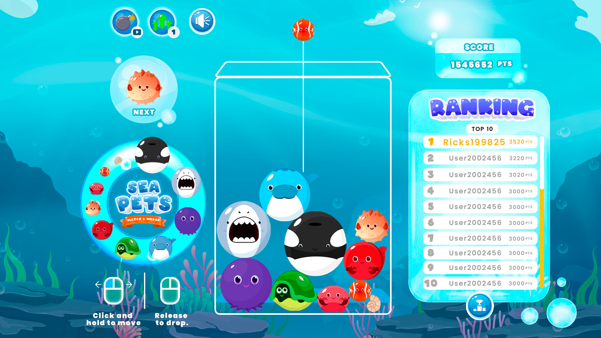 Sea Pets: Match & Merge screenshot #3