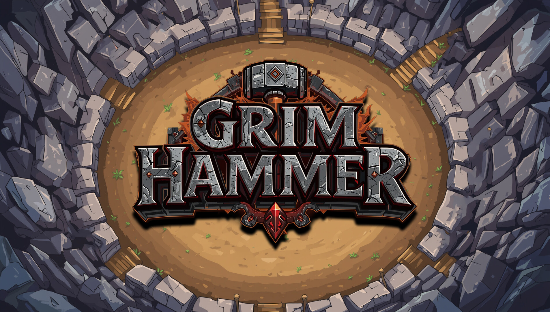 #8. Grim Hammer (Steam) 作者: kazakovstudios