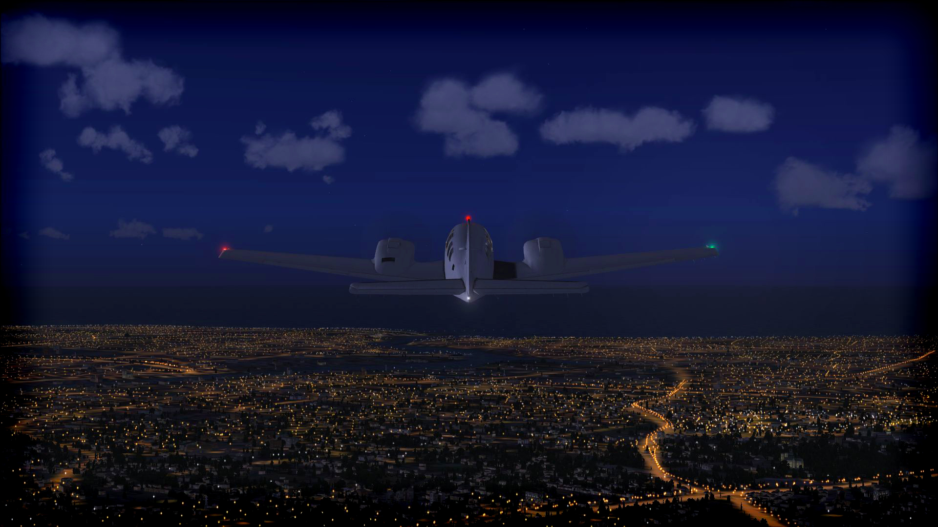 FSX Steam Edition - Night Environment: British Isles Add-On Featured Screenshot #1