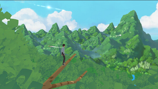 Screenshot of GenkiNaru gameplay showing in-action mechanics