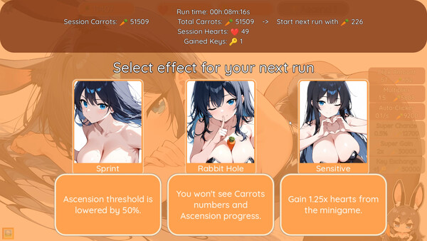 Screenshot 4 of Clicky Bunny - final gameplay screenshot