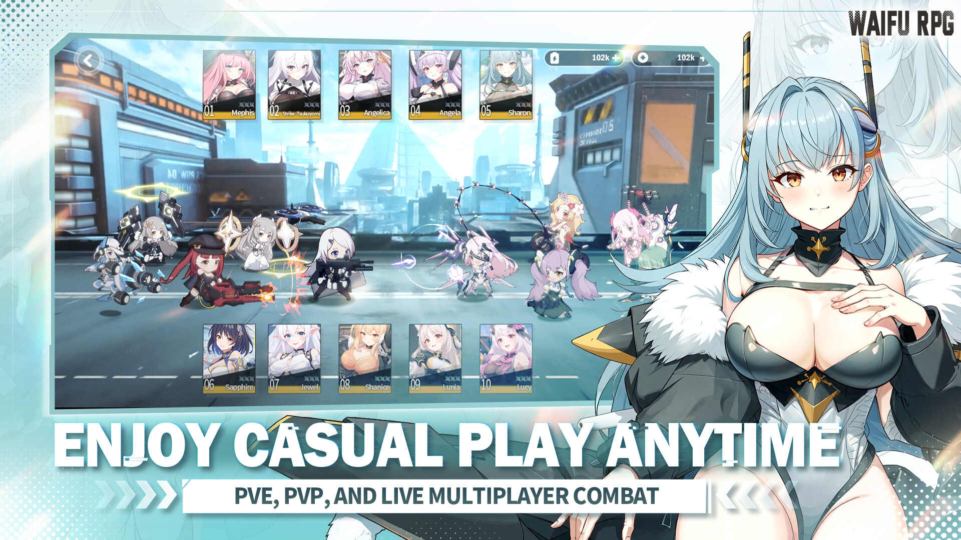 Goddess of Fate: Anime RPG screenshot #4