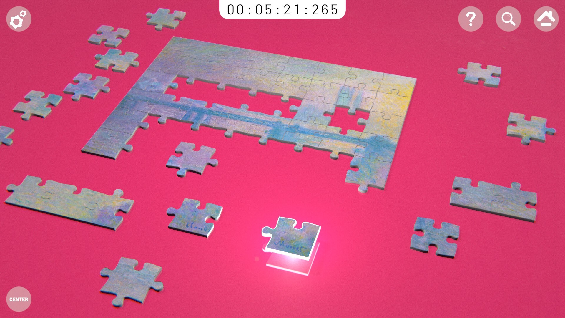 WORLD OF ART JIGSAW PUZZLES: MONET Screenshot Thumbnail 4
