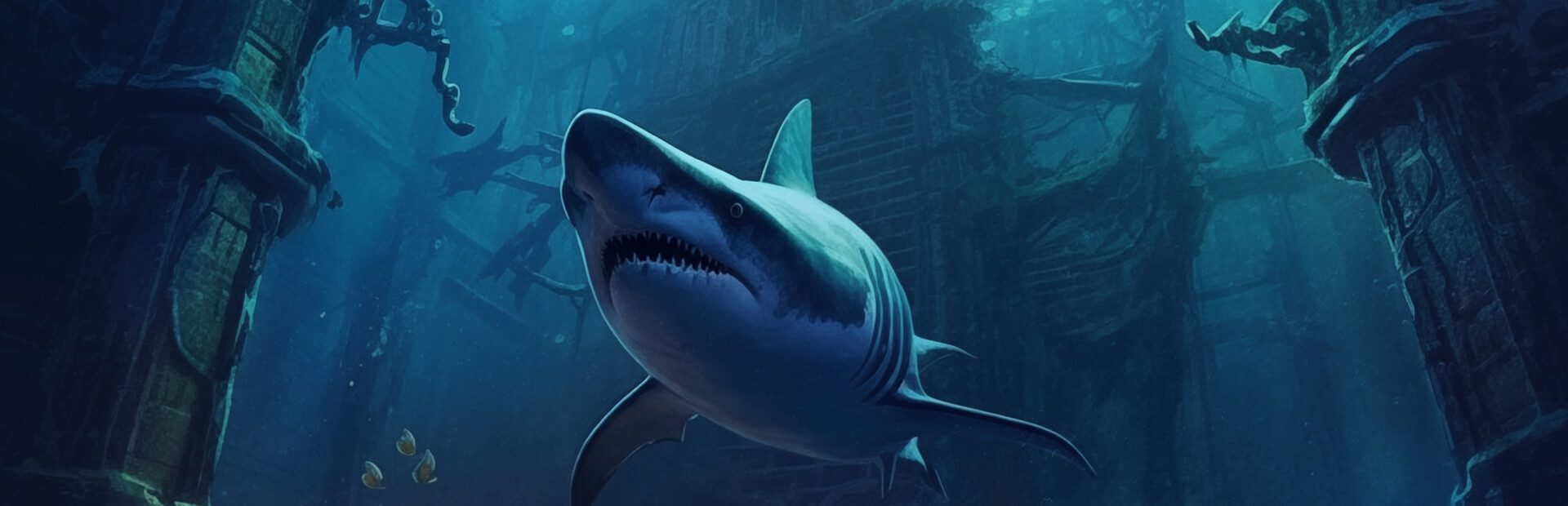 Dangerous Shark Depths