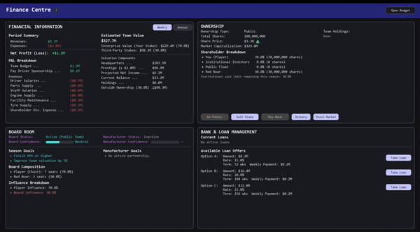 Team Principal: A Racing Manager