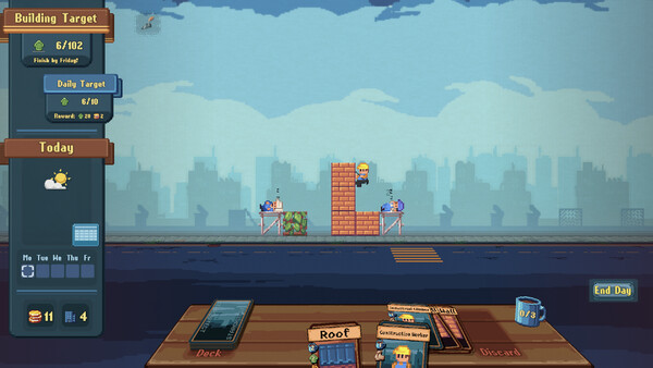 Screenshot of Starchitect gameplay showing in-action mechanics