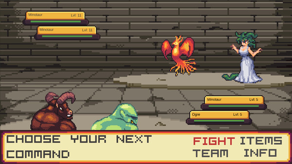 Screenshot of Mythalia gameplay showing in-action mechanics